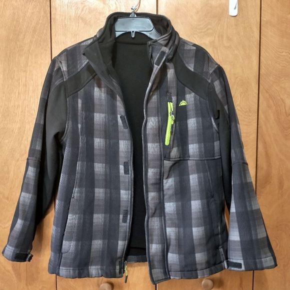 Snozu Women's Performance Color Block Gray/Black Lined Shacket (L) - Picture 3 of 9